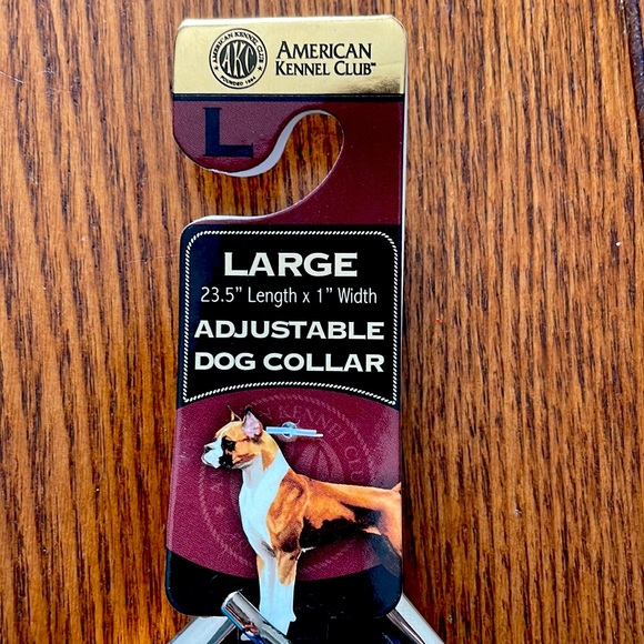 AKC Adjustable Dog Collar Zebra Print - Picture 2 of 3